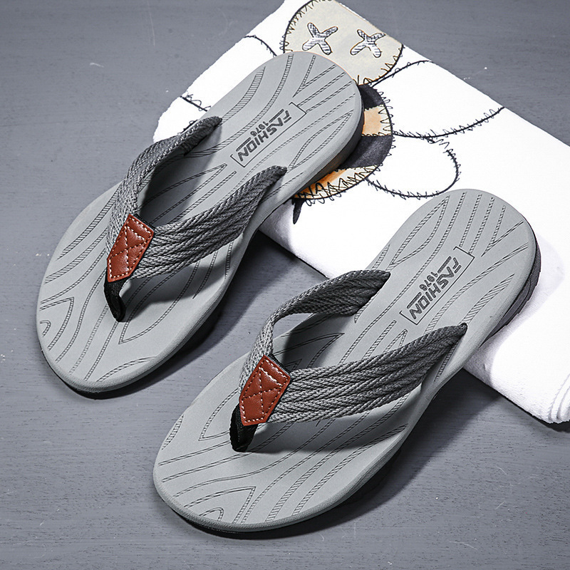 Men's Woven Striped Flip-flops - Kids Outdoor Climbing ulasan dan harga