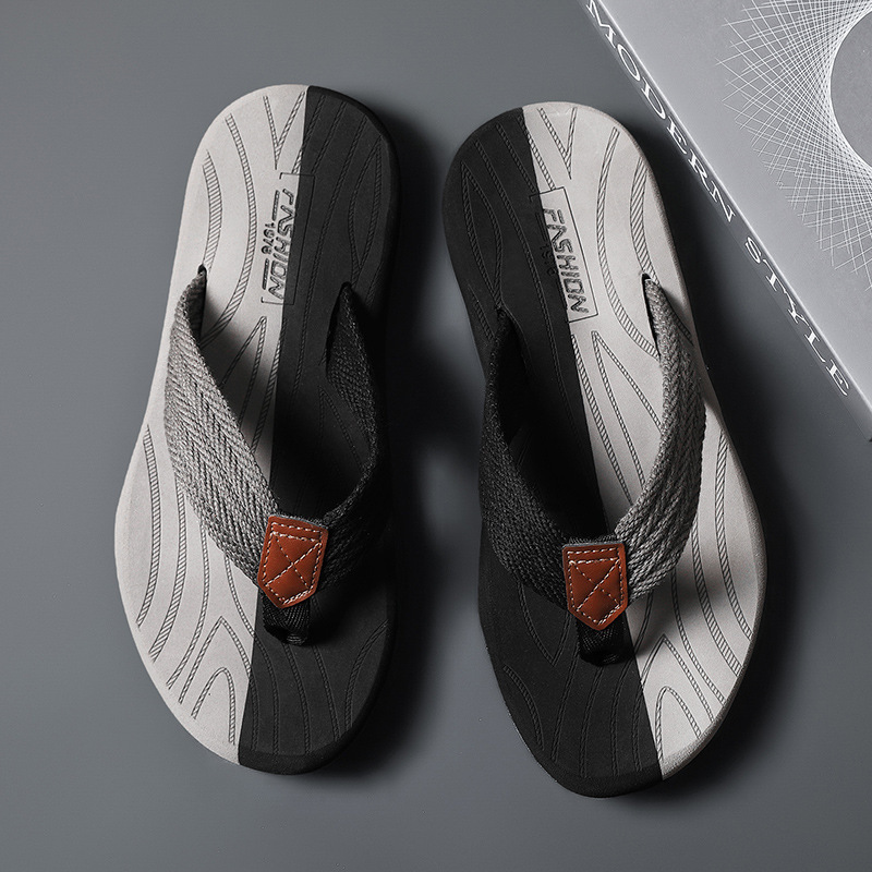 Men's Woven Striped Flip-flops - Kids Outdoor Climbing ulasan dan harga