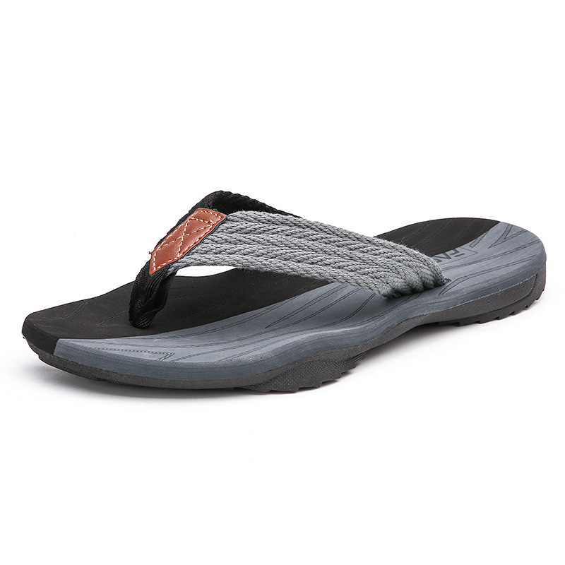 Men's Woven Striped Flip-flops - Kids Outdoor Climbing ulasan dan harga
