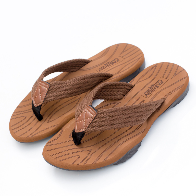 Men's Woven Striped Flip-flops - Kids Outdoor Climbing ulasan dan harga