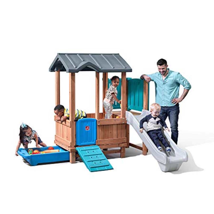 Woodland Adventure Playhouse & - Kids Outdoor Playset ulasan dan harga