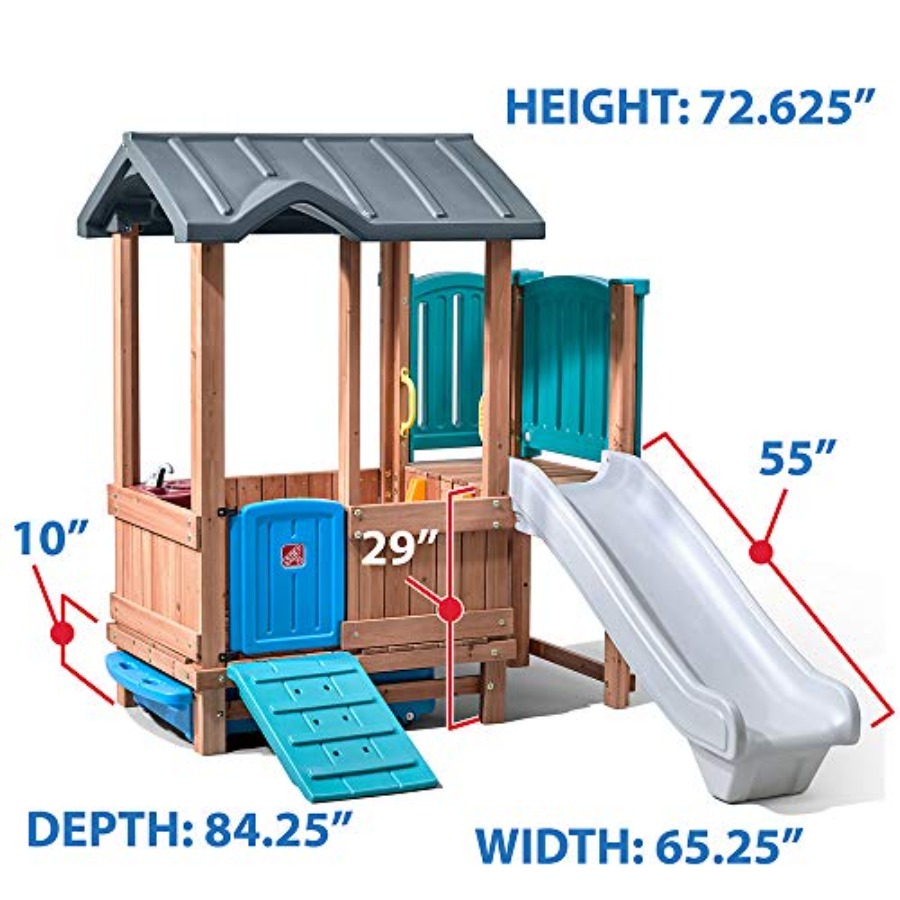 Woodland Adventure Playhouse & - Kids Outdoor Playset ulasan dan harga