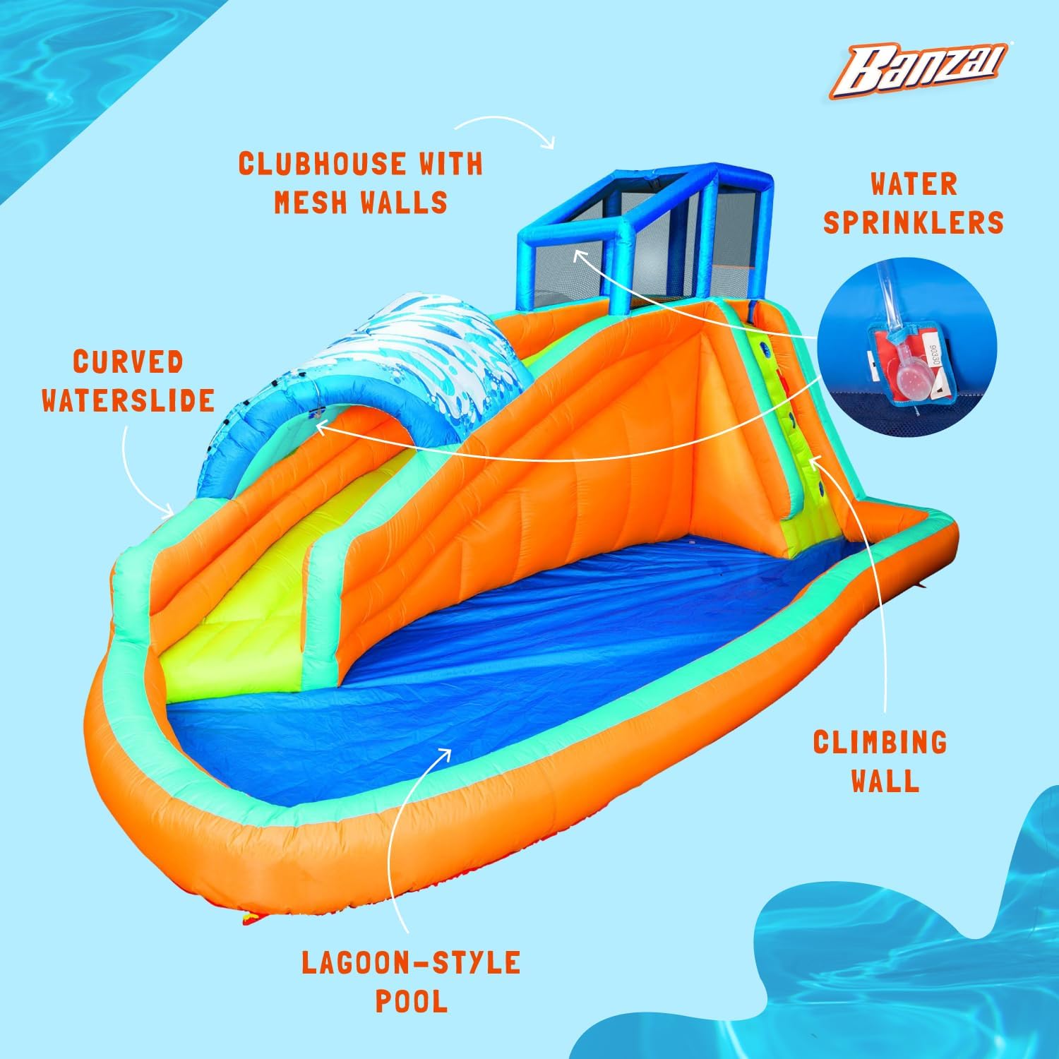 Large Outdoor Inflatable Water - Kids Outdoor Tunnel ulasan dan harga