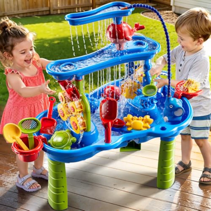 Outdoor water table for kids a - Kids Outdoor Sensory Table ulasan dan harga