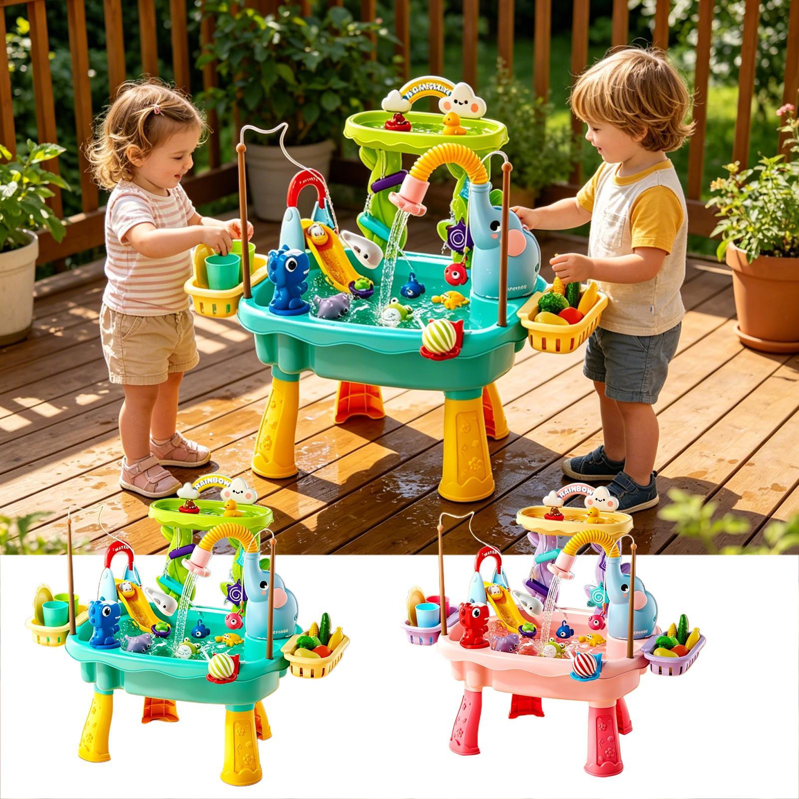 Water Activity Table for Kids, - Kids Outdoor Sensory Table ulasan dan harga