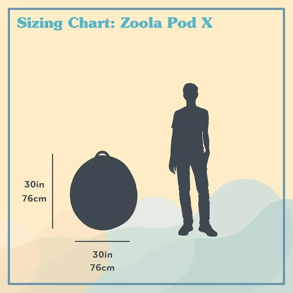 Zoola Pod X Outdoor Bean Bag C - Kids Outdoor Lounge Chair ulasan dan harga