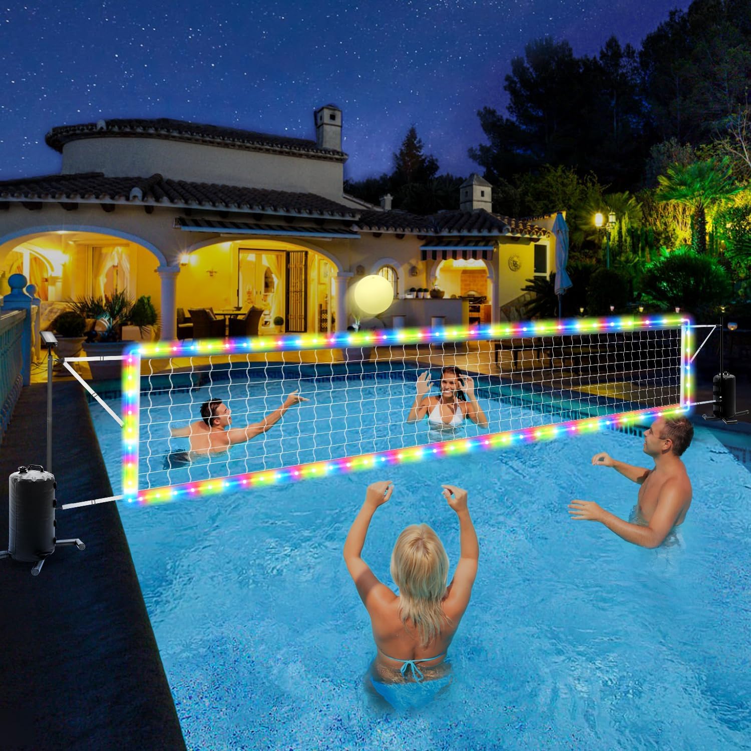 Adjustable Water Volleyball Ne - Kids Outdoor Volleyball Net ulasan dan harga