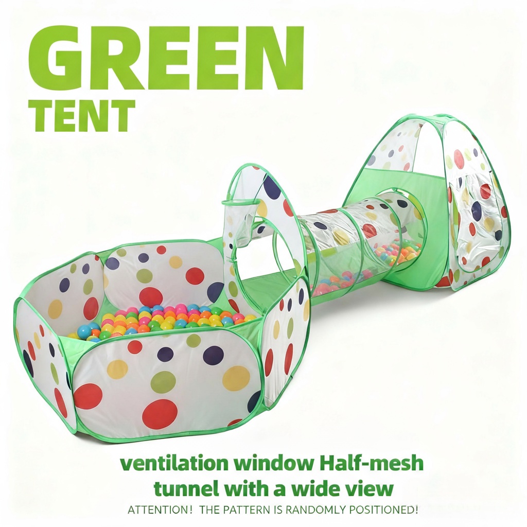 Children's Play Tent, Toy Ball - Kids Outdoor Tunnel ulasan dan harga