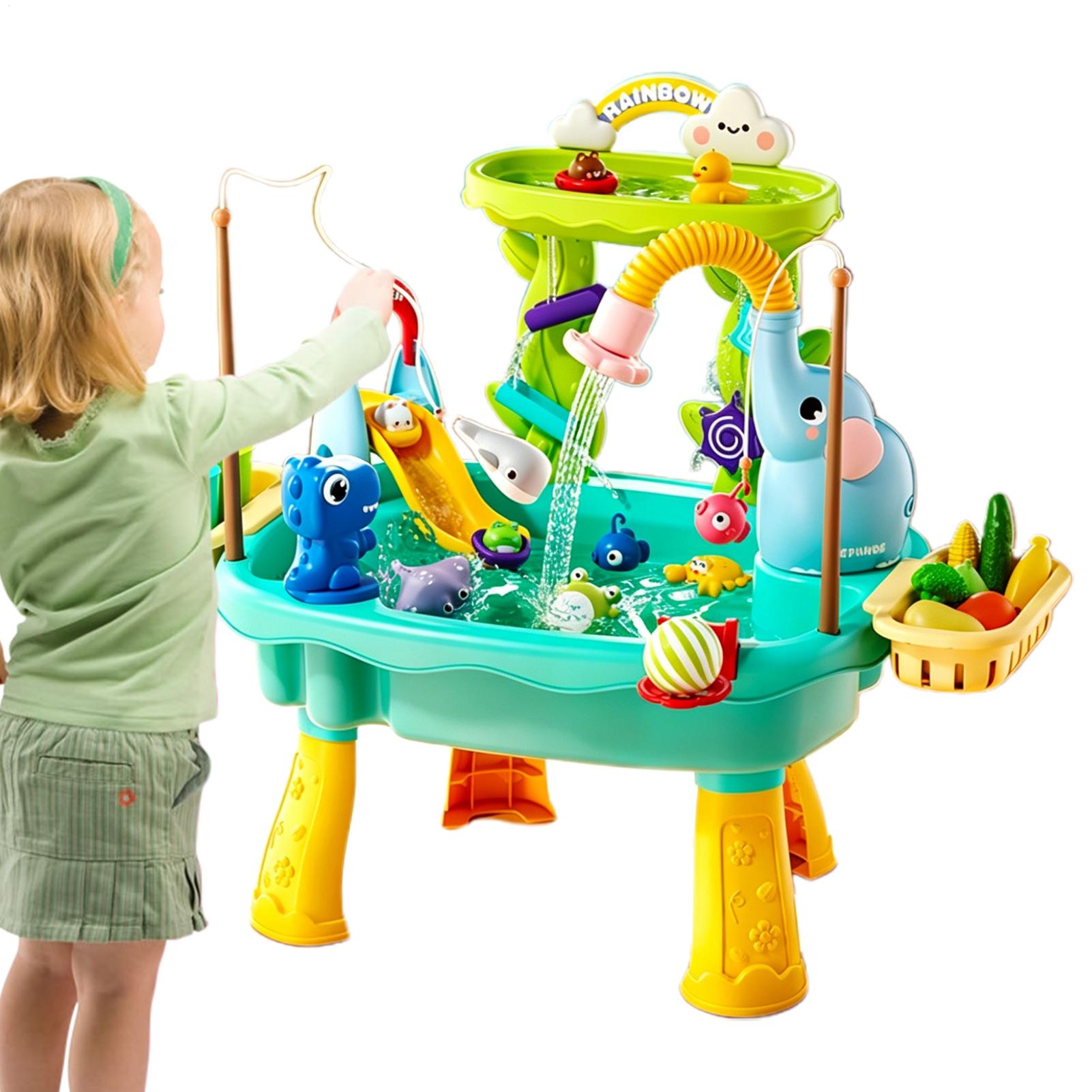 Kids Toddler Water Table Kitch - Kids Outdoor Sensory Table ulasan dan harga