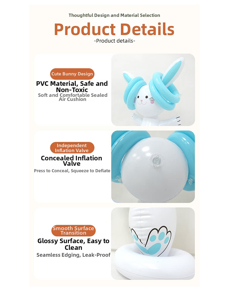 Easter Inflatable Bunny Ring T - Kids Outdoor Inflatable ulasan dan harga