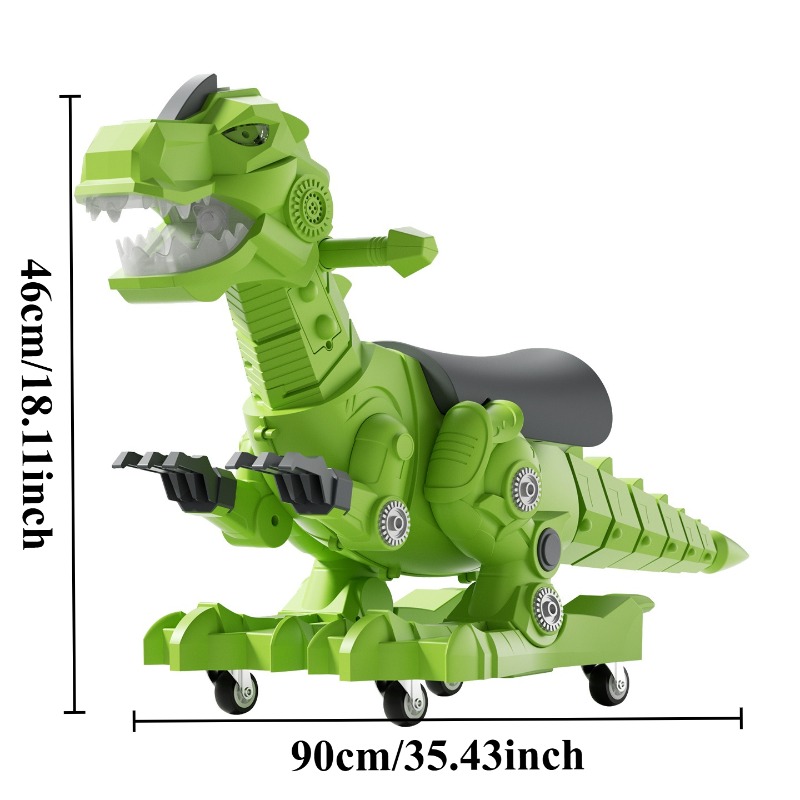 Dinosaur Ride on Toys Toddler  - Kids Outdoor Playset ulasan dan harga