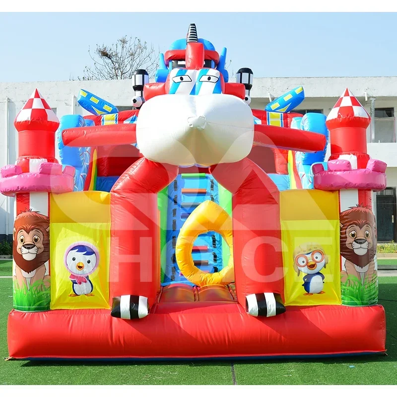 Outdoor Inflatable Bouncy Cast - Kids Outdoor Jumping Castle ulasan dan harga