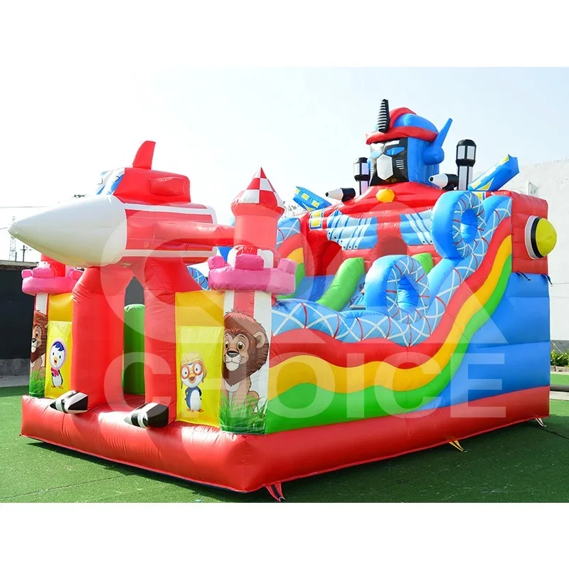 Outdoor Inflatable Bouncy Cast - Kids Outdoor Jumping Castle ulasan dan harga
