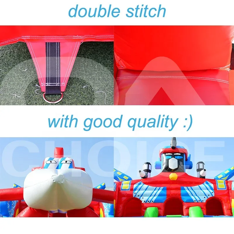 Outdoor Inflatable Bouncy Cast - Kids Outdoor Jumping Castle ulasan dan harga