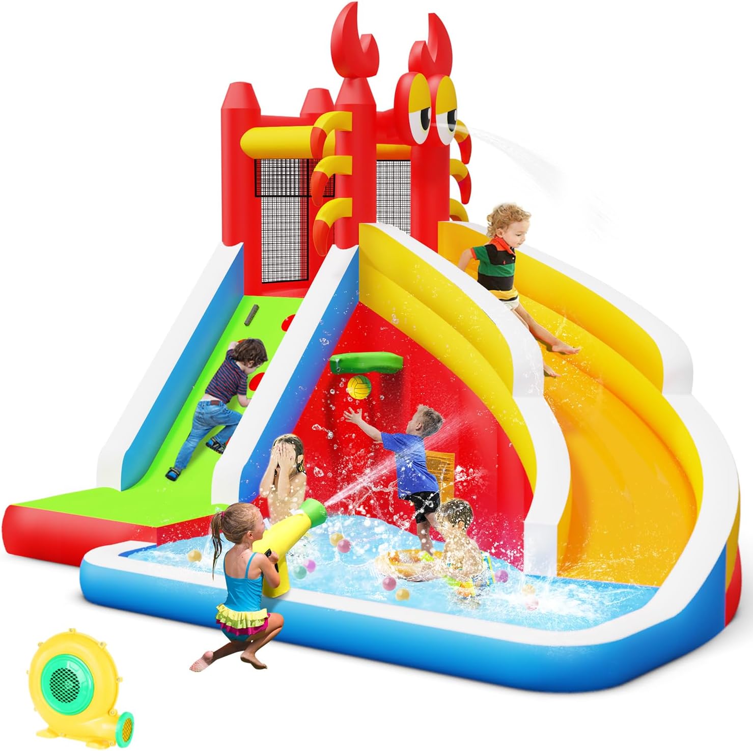 Large Inflatable Bounce House  - Kids Outdoor Climbing ulasan dan harga