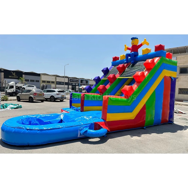 Building Block Commercial Infl - Kids Outdoor Jumping Castle ulasan dan harga