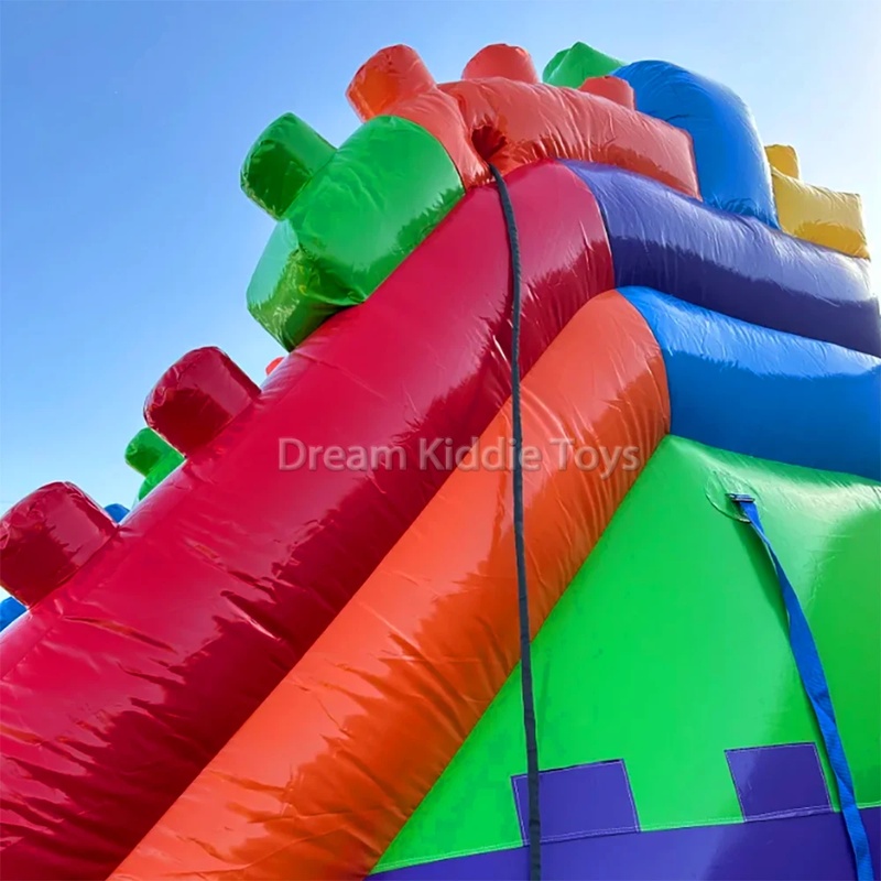 Building Block Commercial Infl - Kids Outdoor Jumping Castle ulasan dan harga