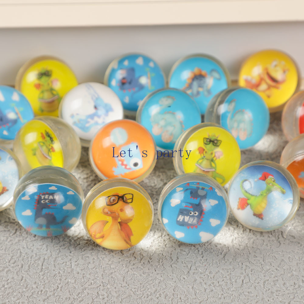 10Pcs Cartoon Dinosaur Bouncy  - Outdoor Kids In An Indoor World ulasan dan harga