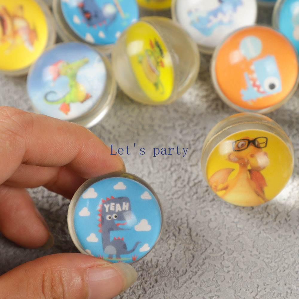 10Pcs Cartoon Dinosaur Bouncy  - Outdoor Kids In An Indoor World ulasan dan harga
