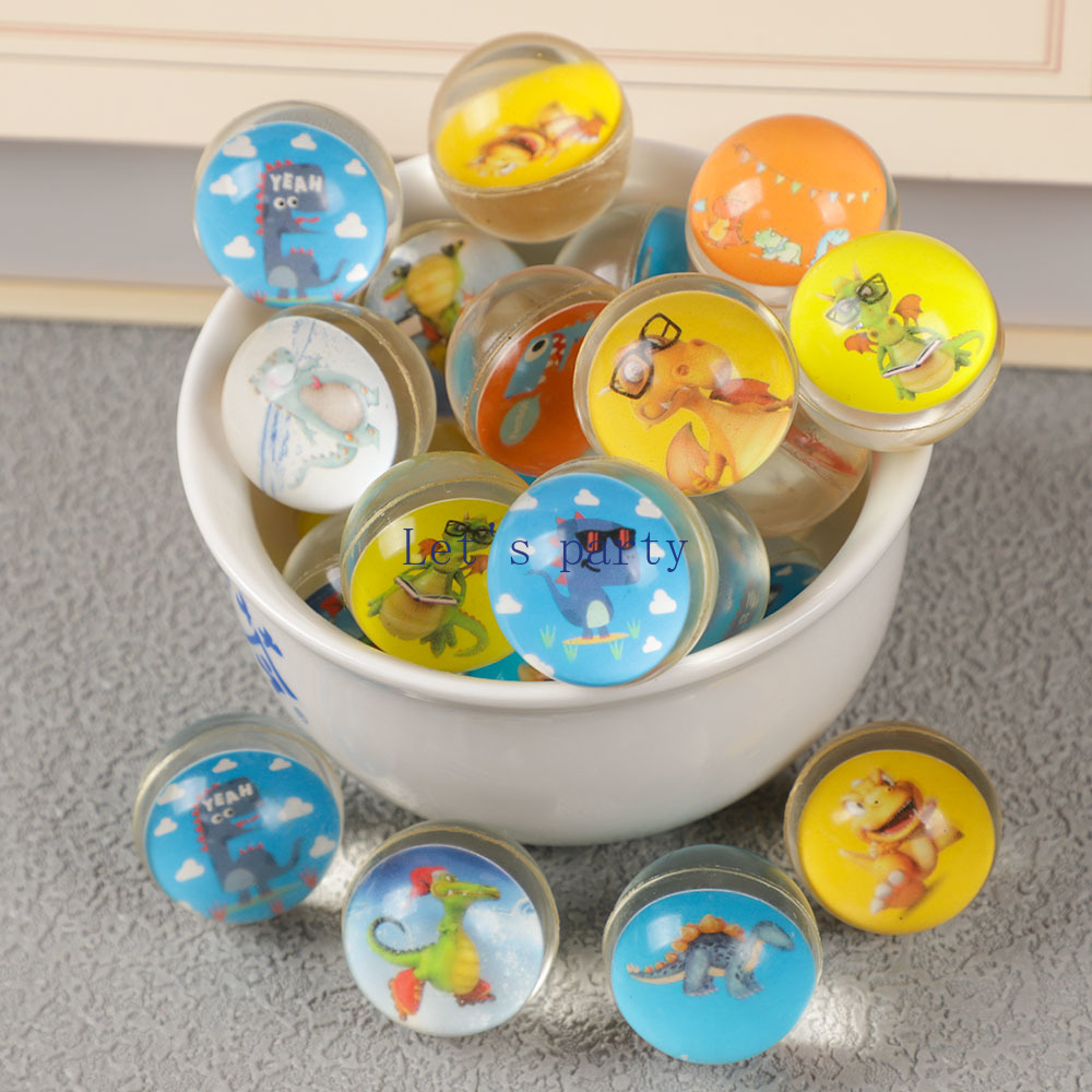 10Pcs Cartoon Dinosaur Bouncy  - Outdoor Kids In An Indoor World ulasan dan harga