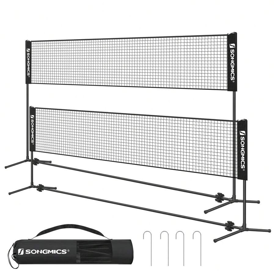 Badminton Net, Height Adjustab - Kids Outdoor Volleyball Net ulasan dan harga