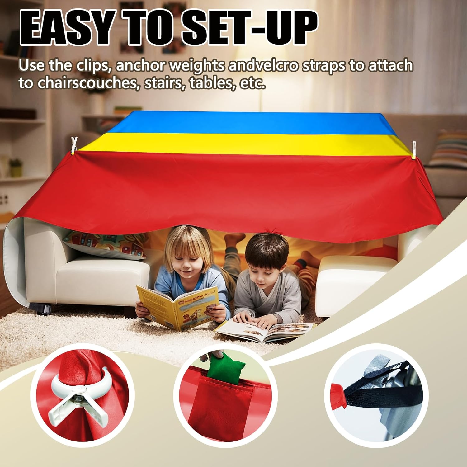 New Magic Kids Fort Building K - Kids Outdoor Fort Building Kit ulasan dan harga