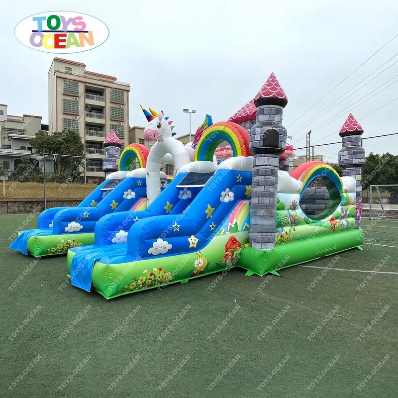 Customized Large Outdoor Playg - Kids Outdoor Jumping Castle ulasan dan harga