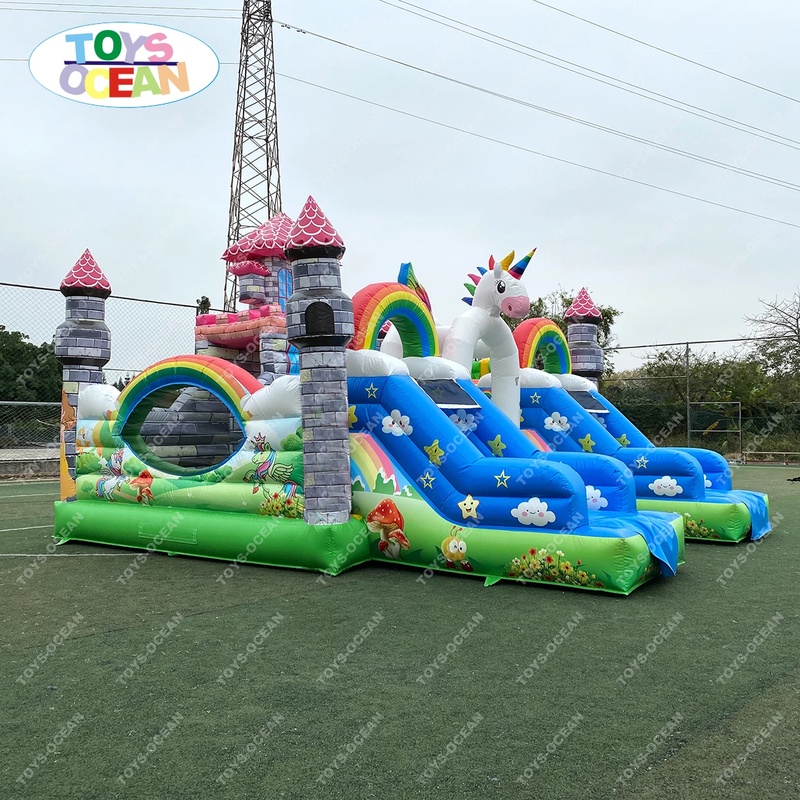 Customized Large Outdoor Playg - Kids Outdoor Jumping Castle ulasan dan harga
