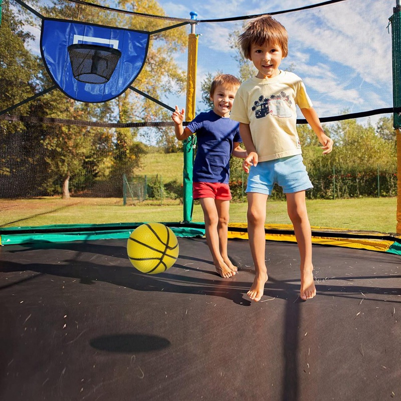 Trampoline Basketball Hoop Kit - Kids Outdoor Trampoline ulasan dan harga