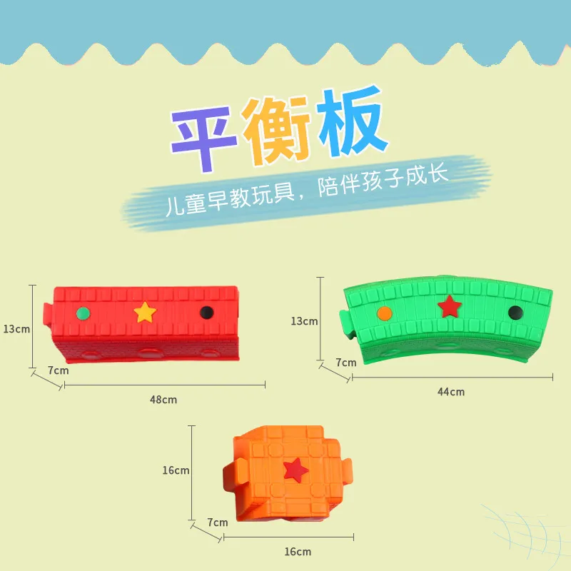 Wooden Balance Beam Board for  - Kids Outdoor Balance Beam ulasan dan harga