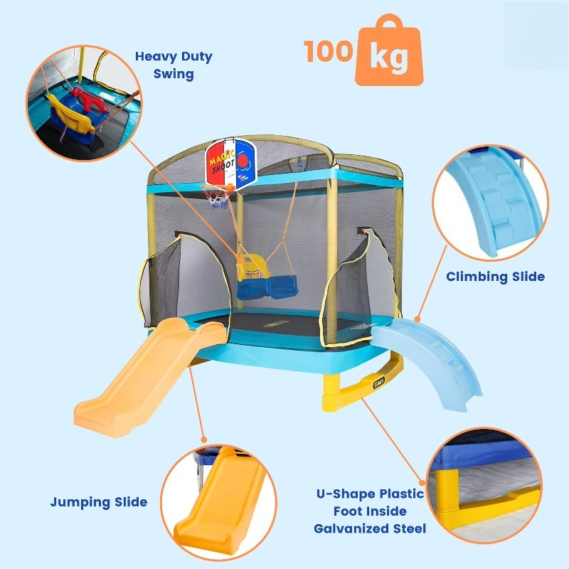 Wholesale Trampoline Outdoor K - Kids Outdoor Trampoline ulasan dan harga