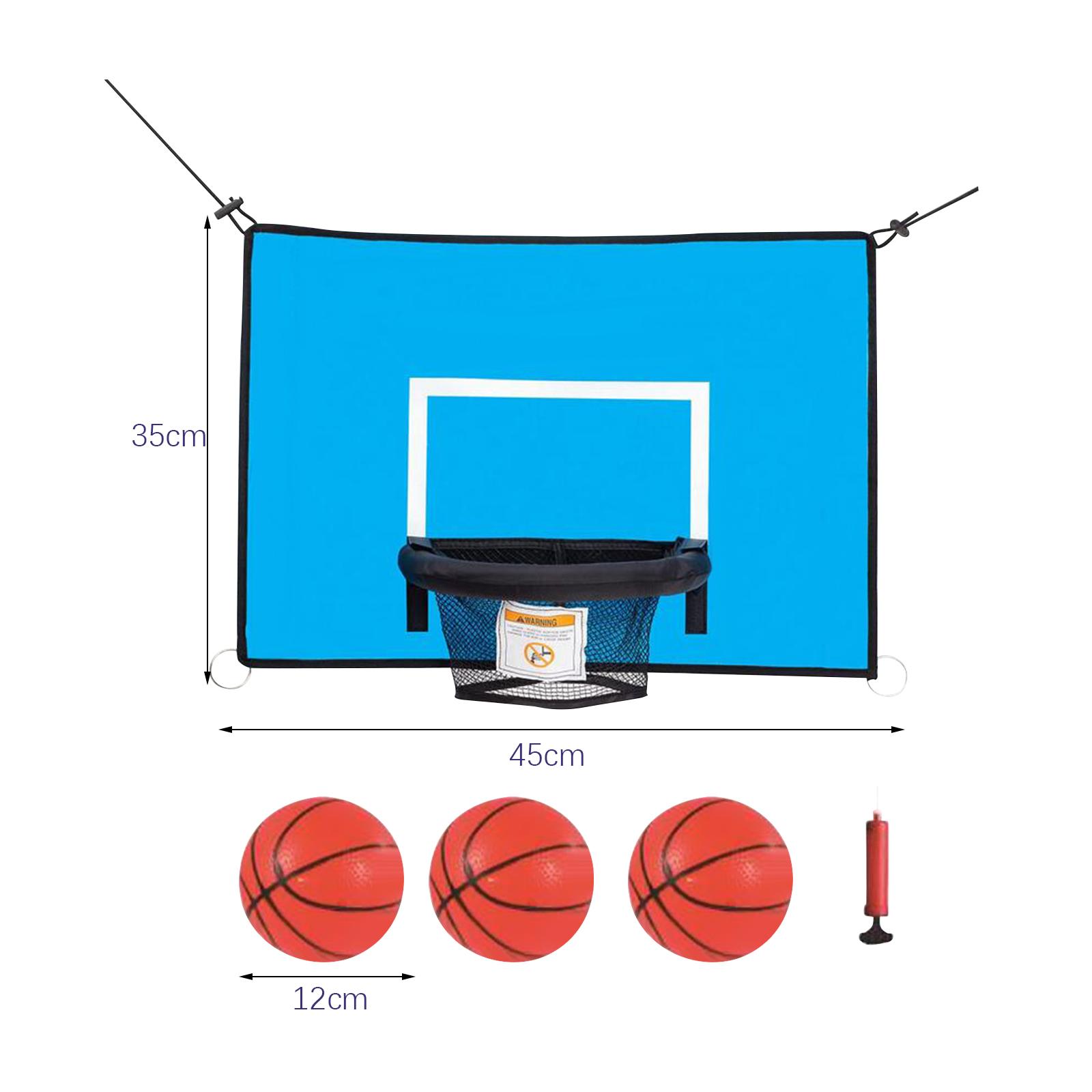 Trampoline Basketball Hoop PVC - Kids Outdoor Trampoline ulasan dan harga