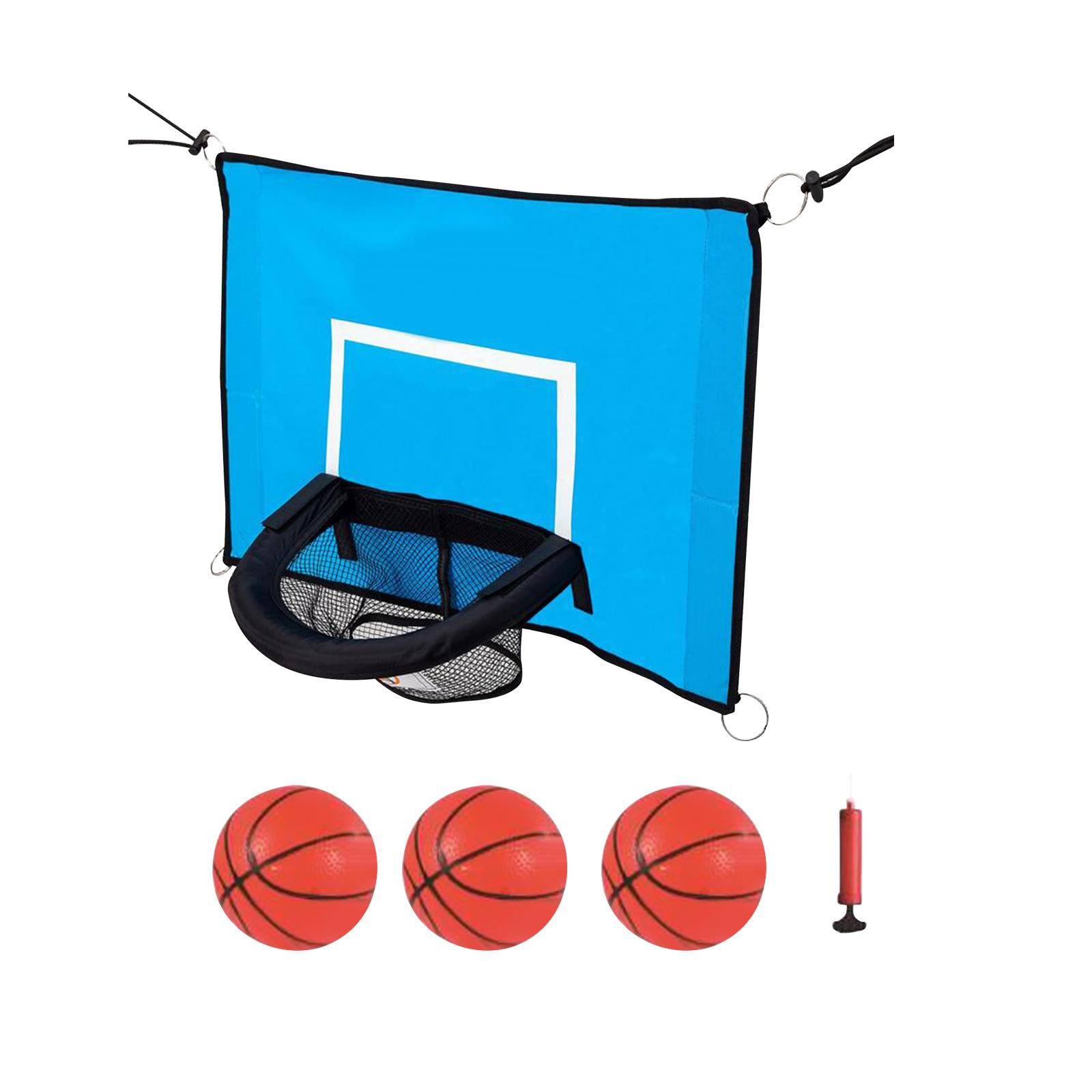 Trampoline Basketball Hoop PVC - Kids Outdoor Trampoline ulasan dan harga