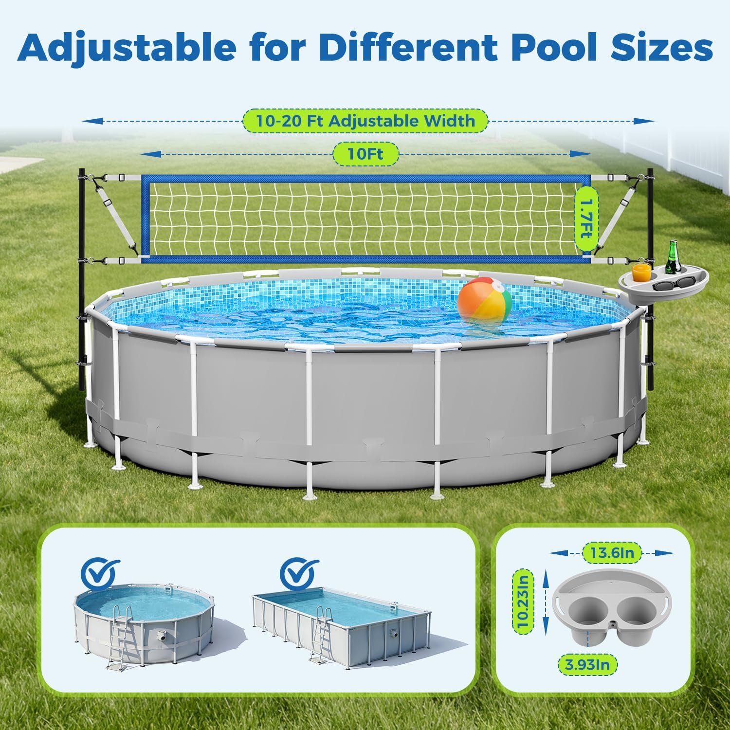 Volleyball Net Set for Above G - Kids Outdoor Volleyball Net ulasan dan harga